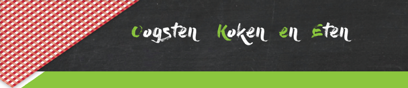 logo Oogsten Koken en Eten